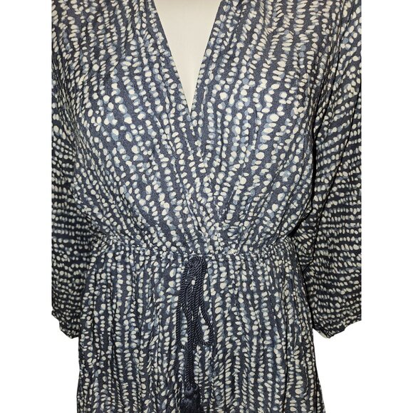 All You Are Relaxed Fit Elastic Waist Comfy Back Tie Pull On Romper Women S - Picture 5 of 14